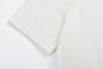 25ss Color Diamond Gradient Woolen Short Sleeve