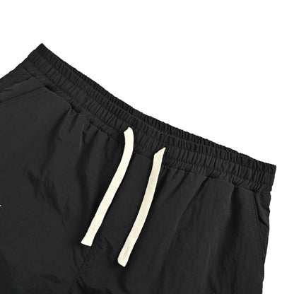 Ba 25 Embroidered letter logo shorts