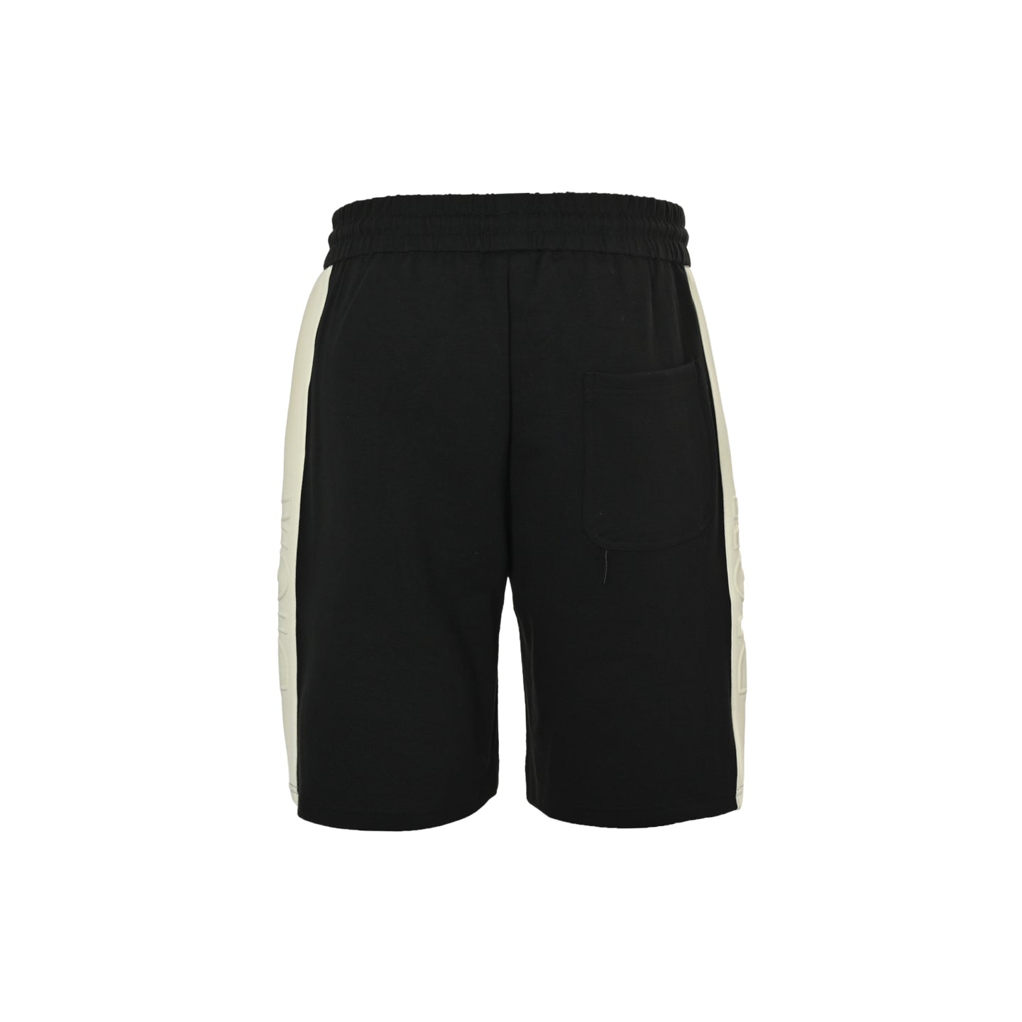 25ss side contrasting color splicing logo embossed shorts