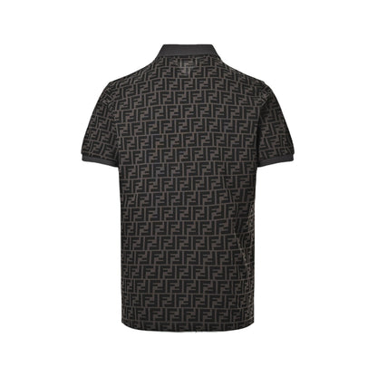 Double F full printed Polo short sleeved shirt