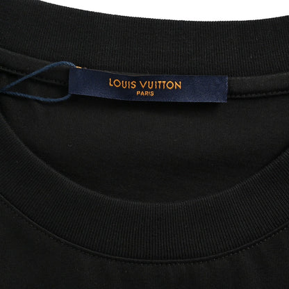 25ss flocking letter short sleeved shirt