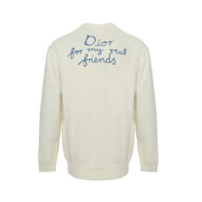 25FW embroidered sweater