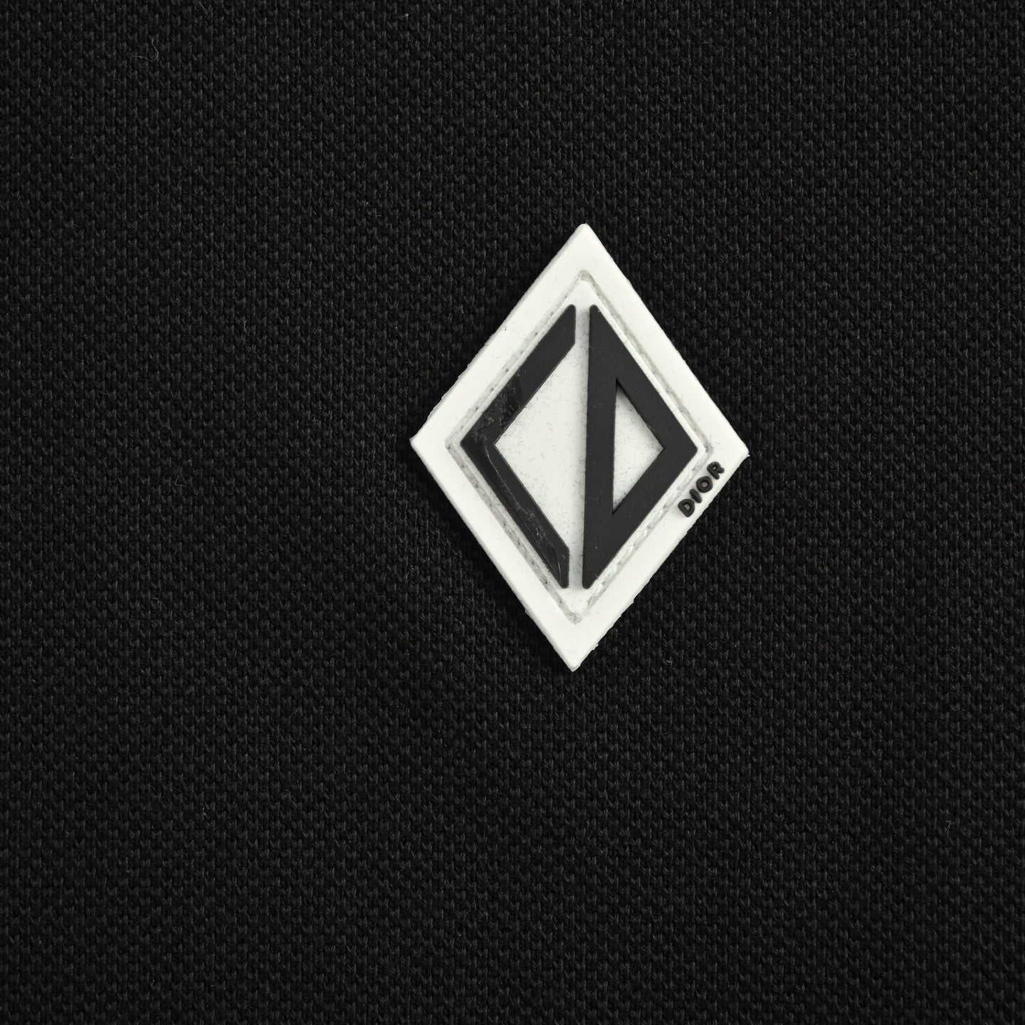 25ss silicone diamond logo Polo short sleeved shirt