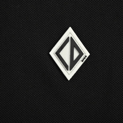 25ss silicone diamond logo Polo short sleeved shirt