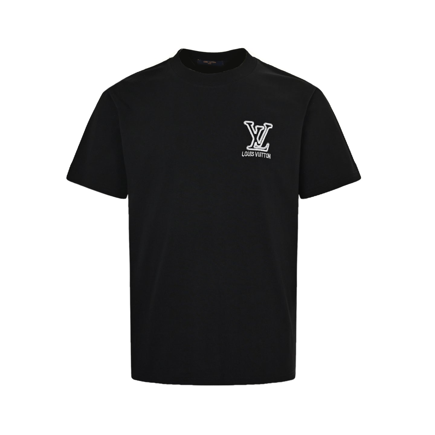 25ss Embroidered monogram logo short sleeves