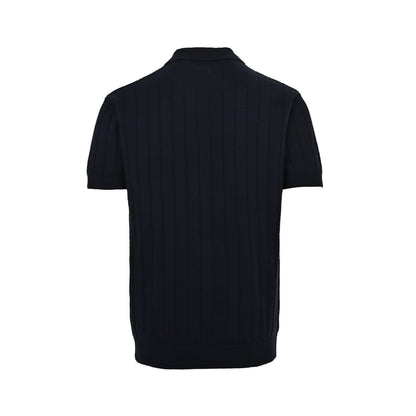 25ss Double G jacquard cable knit Polo short sleeve