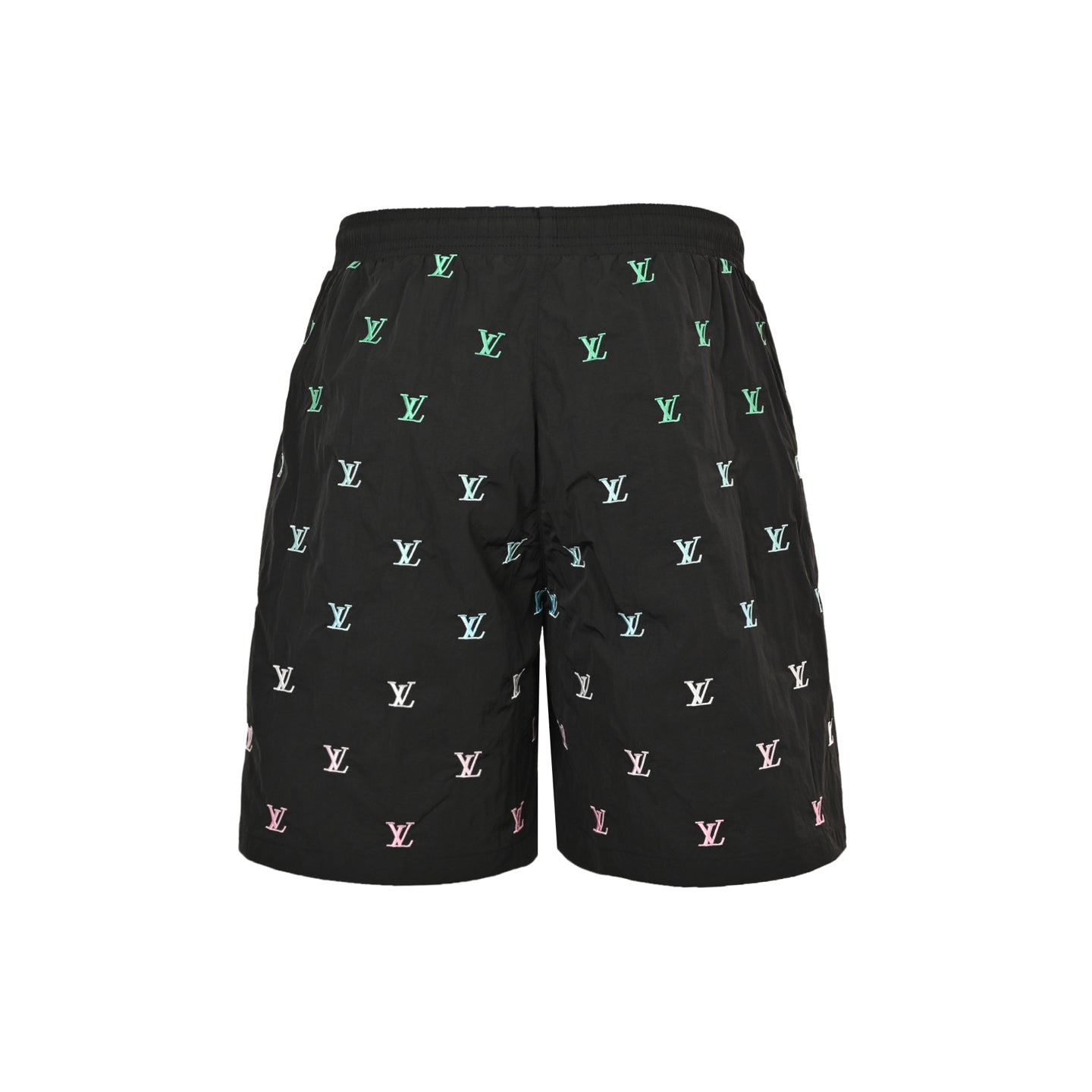 25ss gradient embroidered small label beach shorts