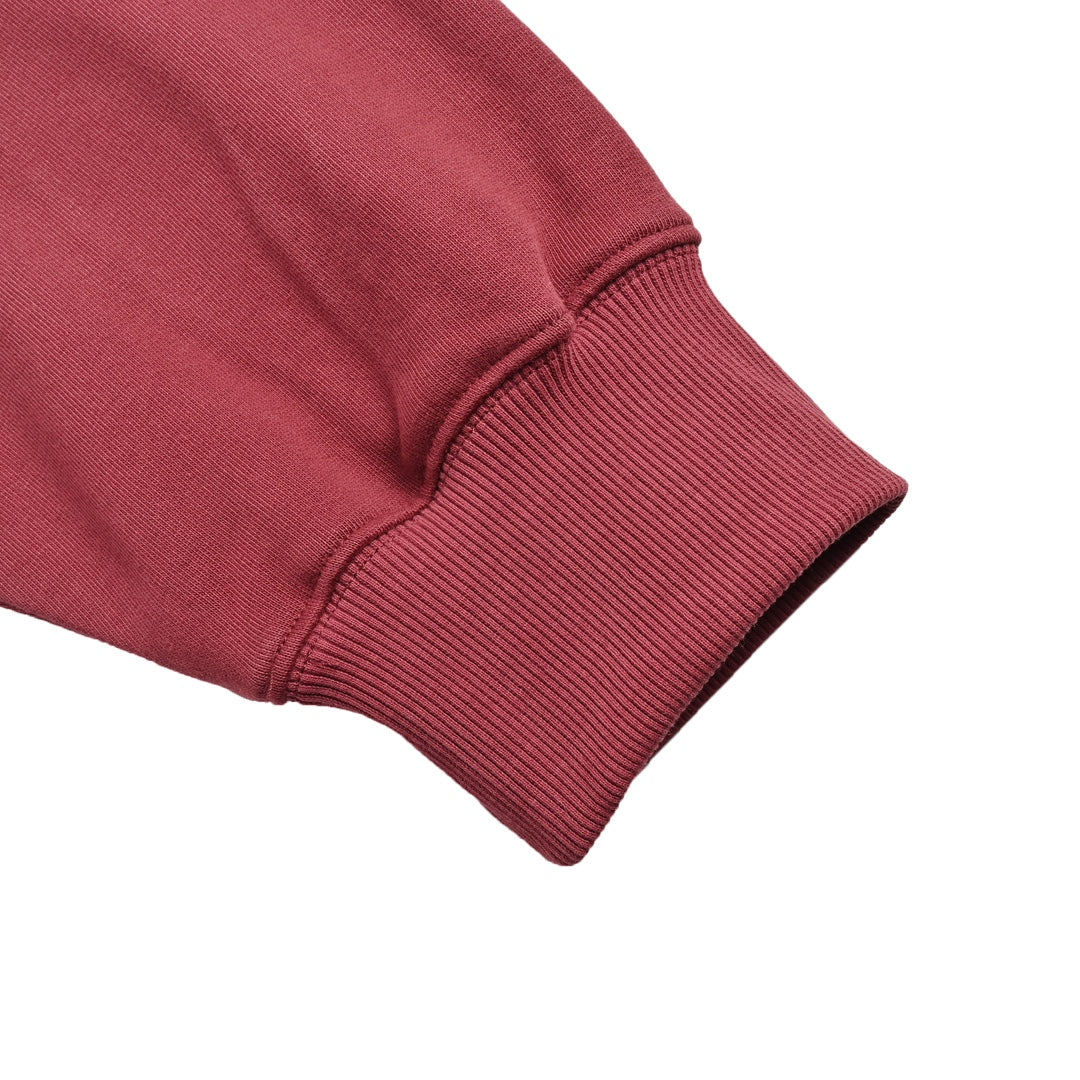 Washed Gradient Print Polo Sweatshirt