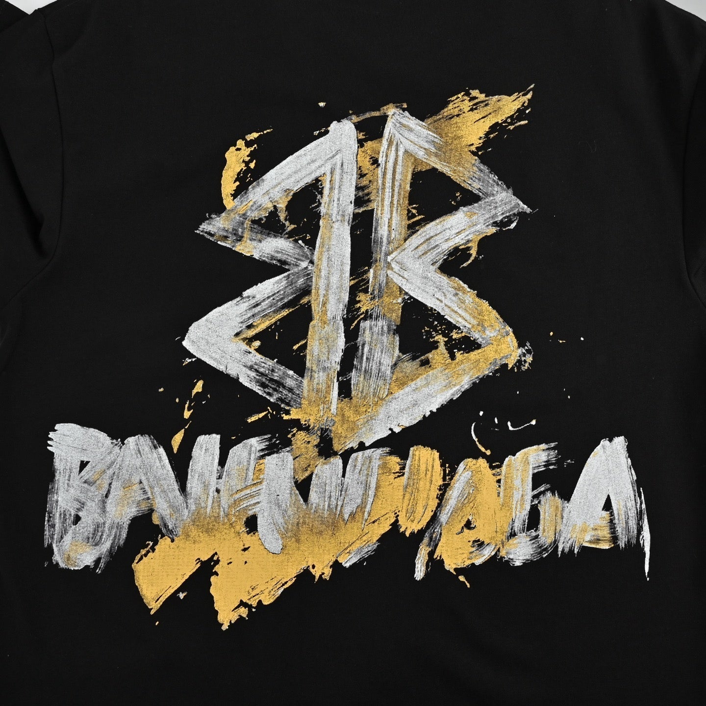 25ss Hand-painted double B print short sleeves