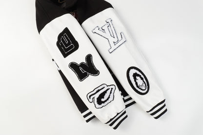 25fw Devil's Eye Embroidered Baseball Jacket
