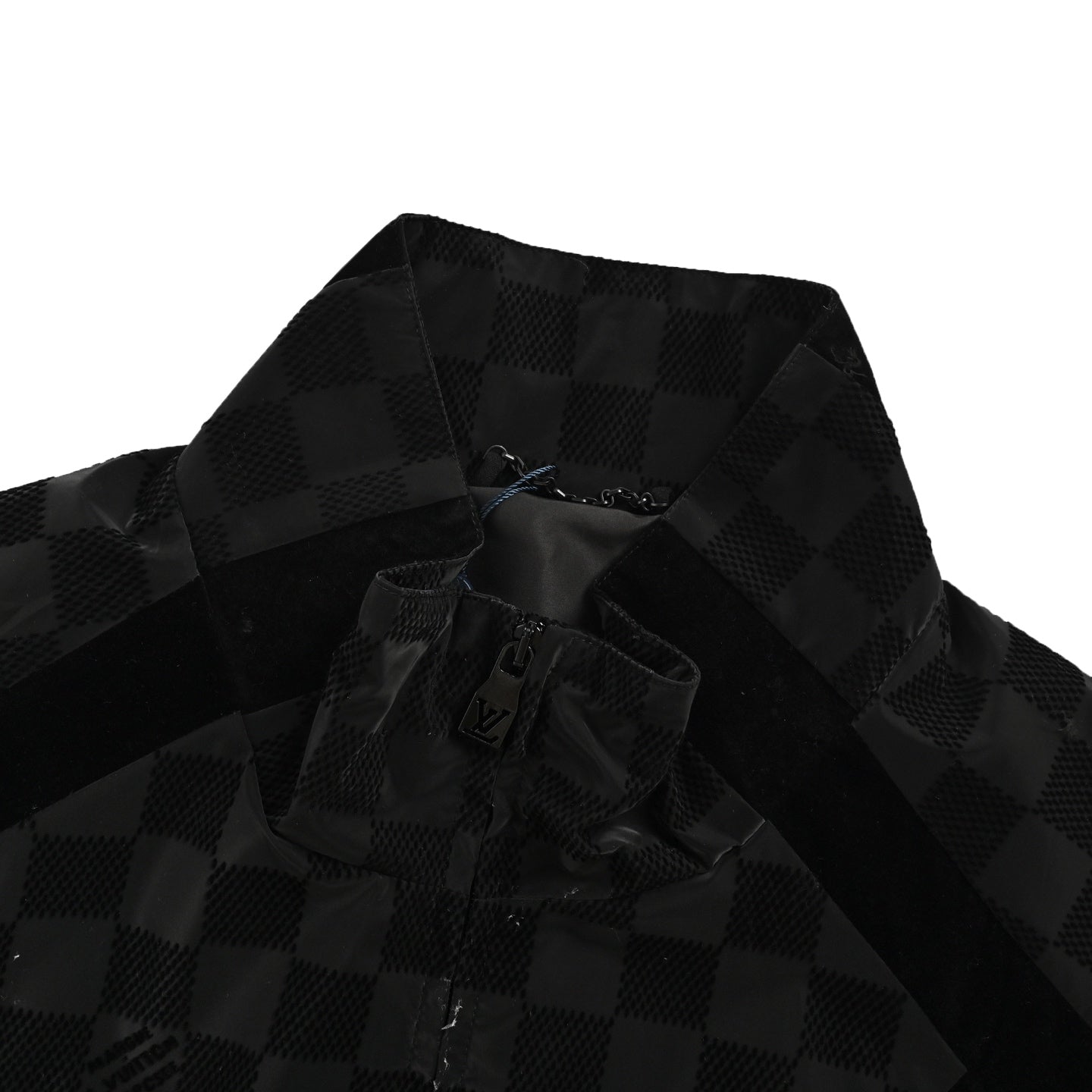 Flocked Checkerboard Jacket