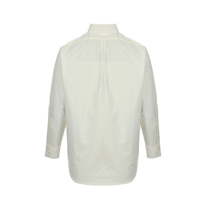 25Fw Round Label Embroidered Long-Sleeve Shirt