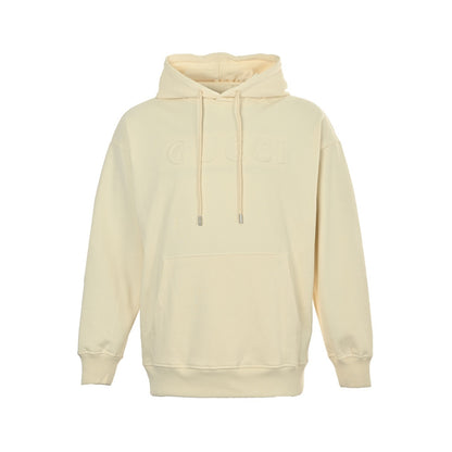 25FW Lettering embroidered hooded sweatshirt
