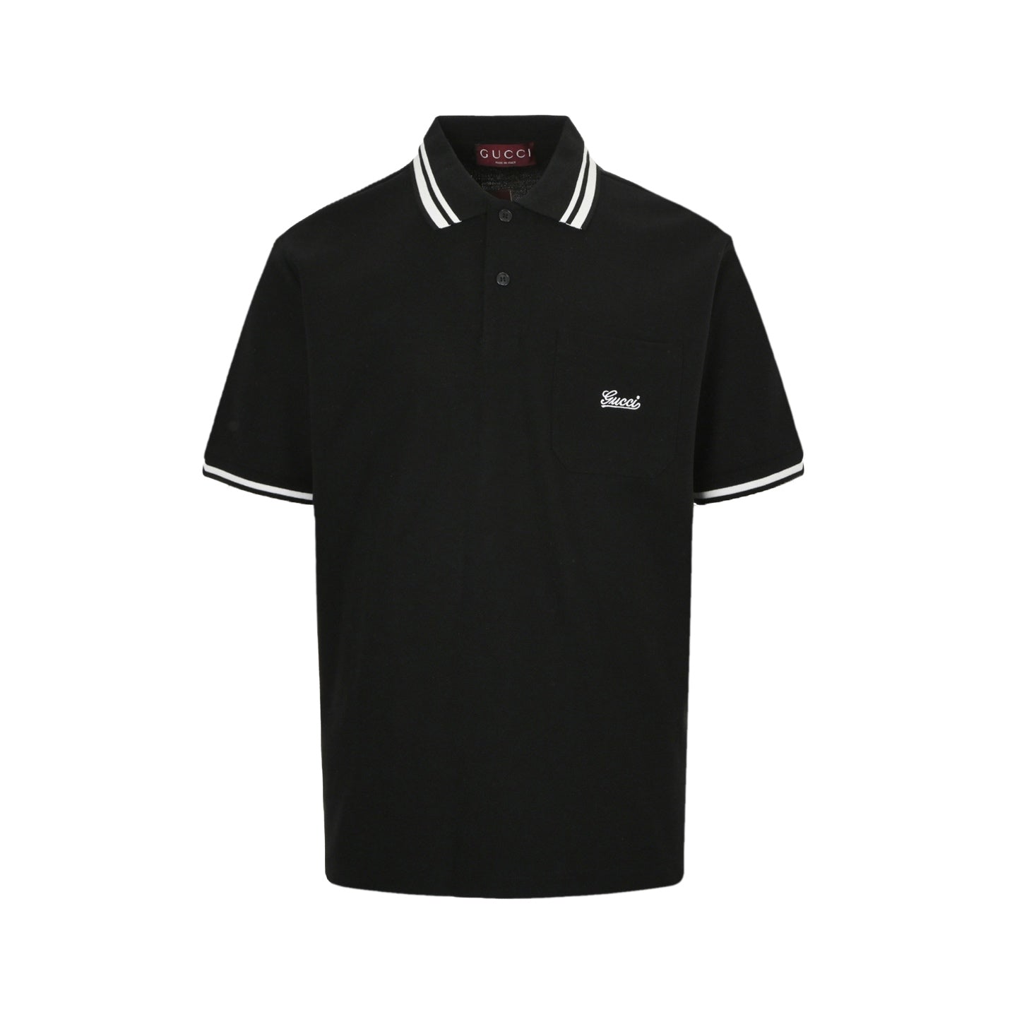 25ss Embroidered Pocket Polo Short Sleeve