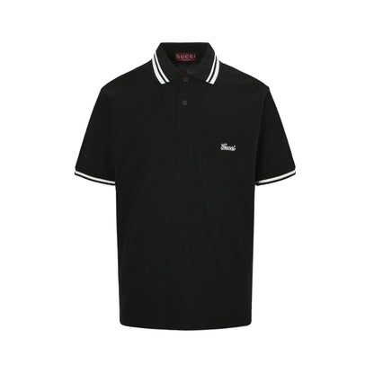 25ss Embroidered Pocket Polo Short Sleeve