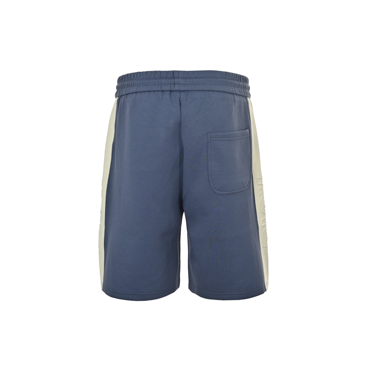 25ss side contrasting color splicing logo embossed shorts