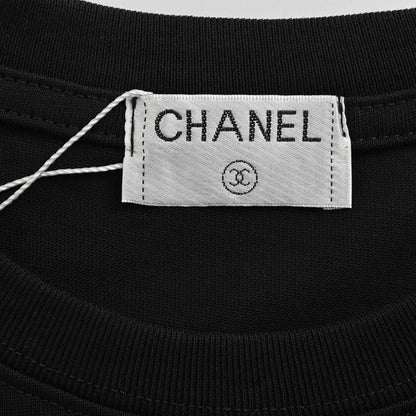 25ss pearl circle letter logo short sleeves