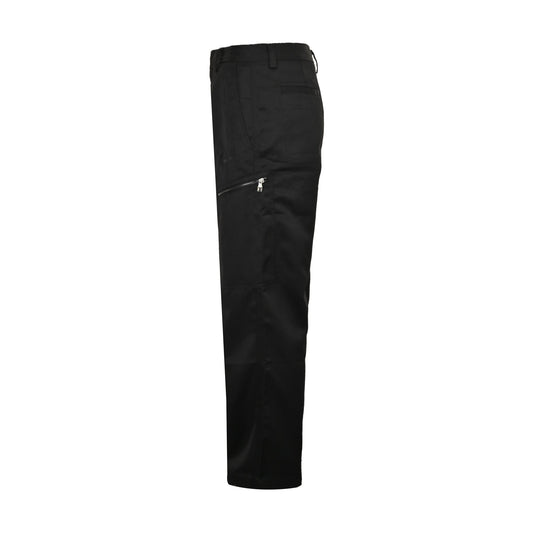 25ss Embroidered Logo Pocket Zipper Work Pants