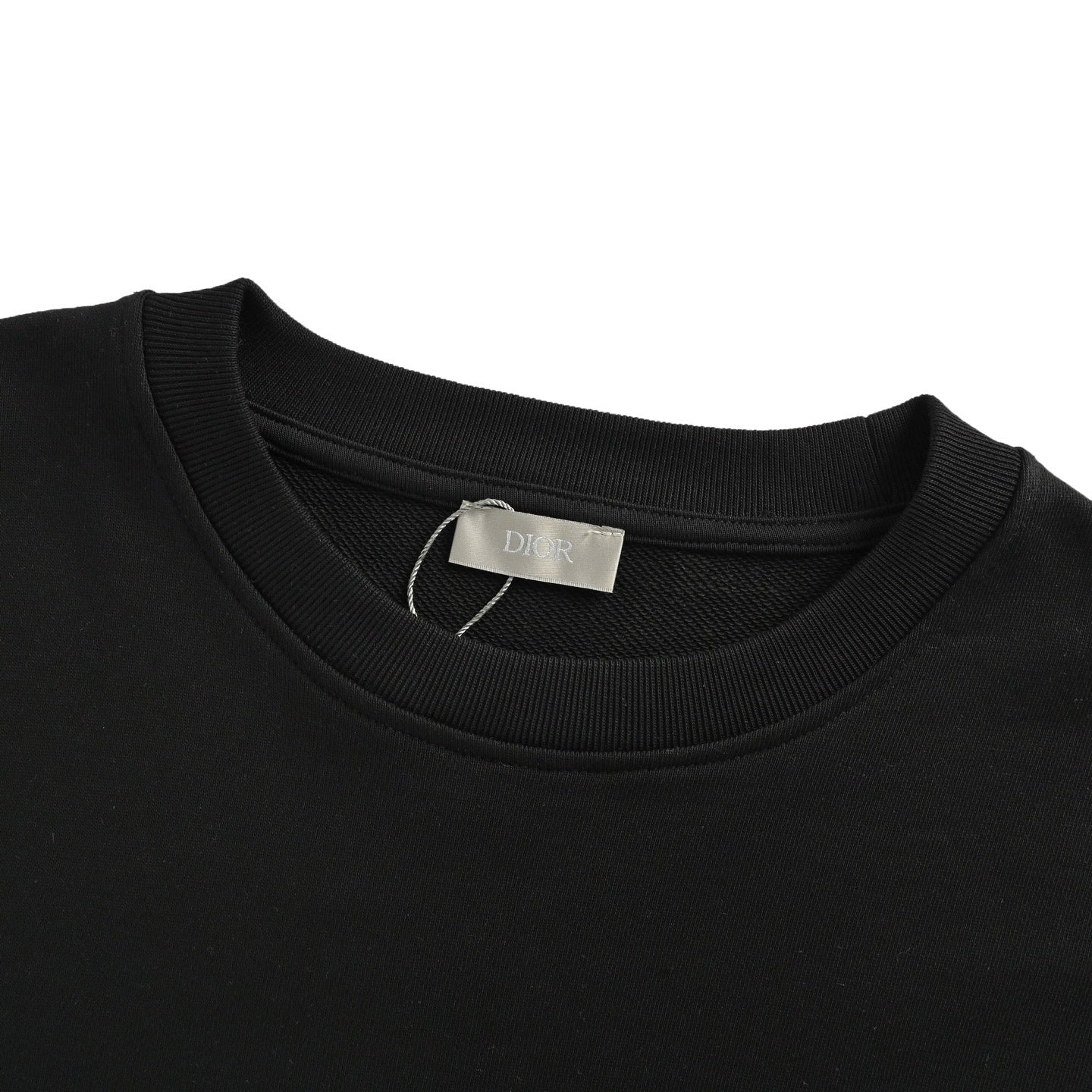 25Fw monogram gradient half-length print round neck sweatshirt