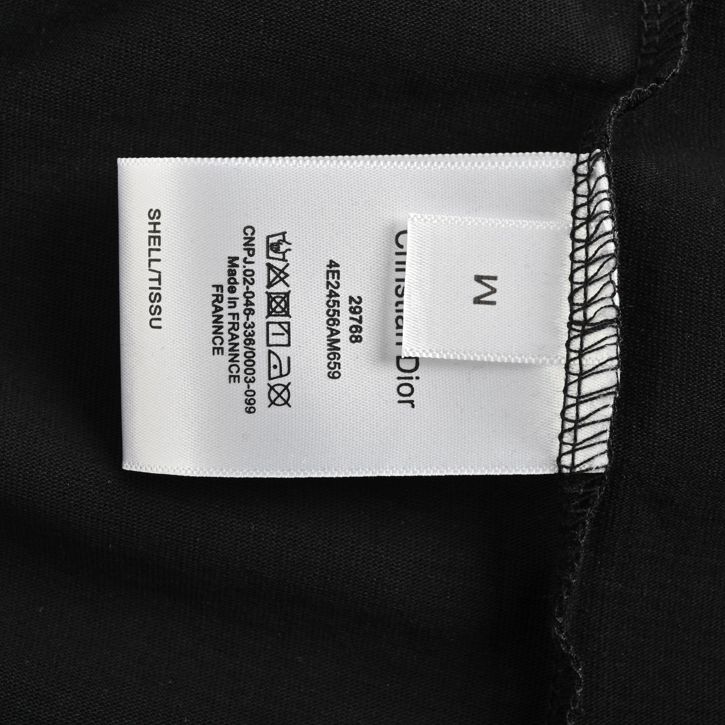 25ss Joint mottled letter logo print short-sleeved shirt