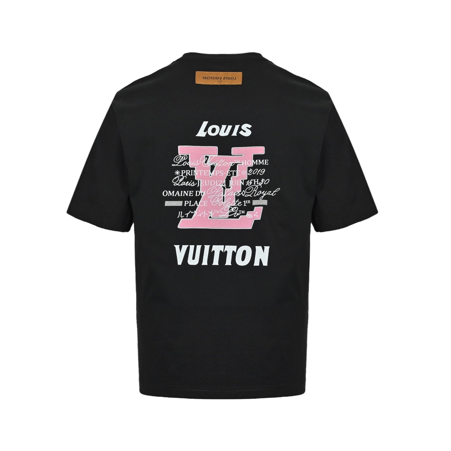 25ss front and back letter logo print short sleeves