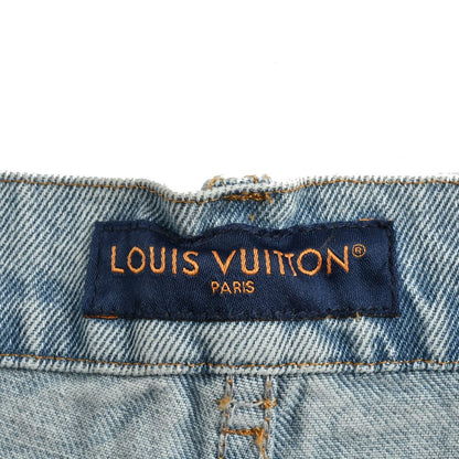 embroidered logo jeans