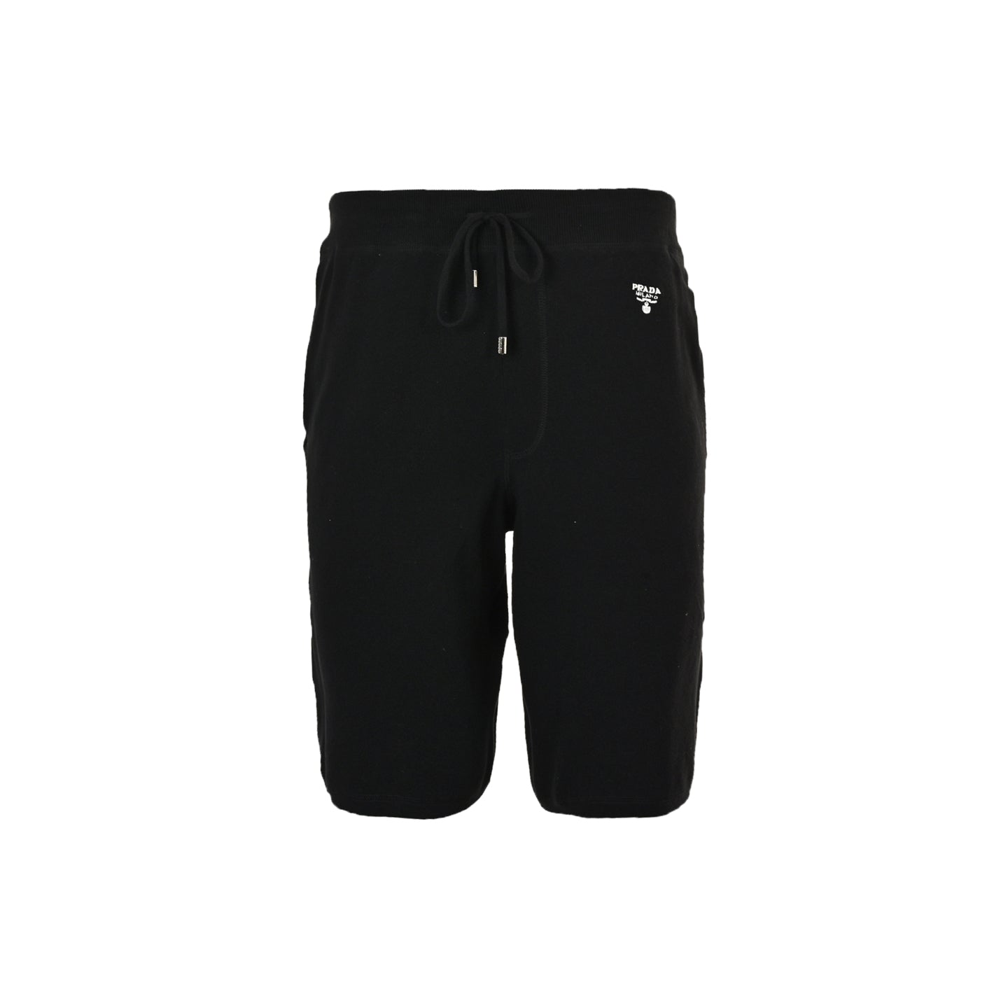 P 25 Embroidered drawstring shorts with small label on the back pocket