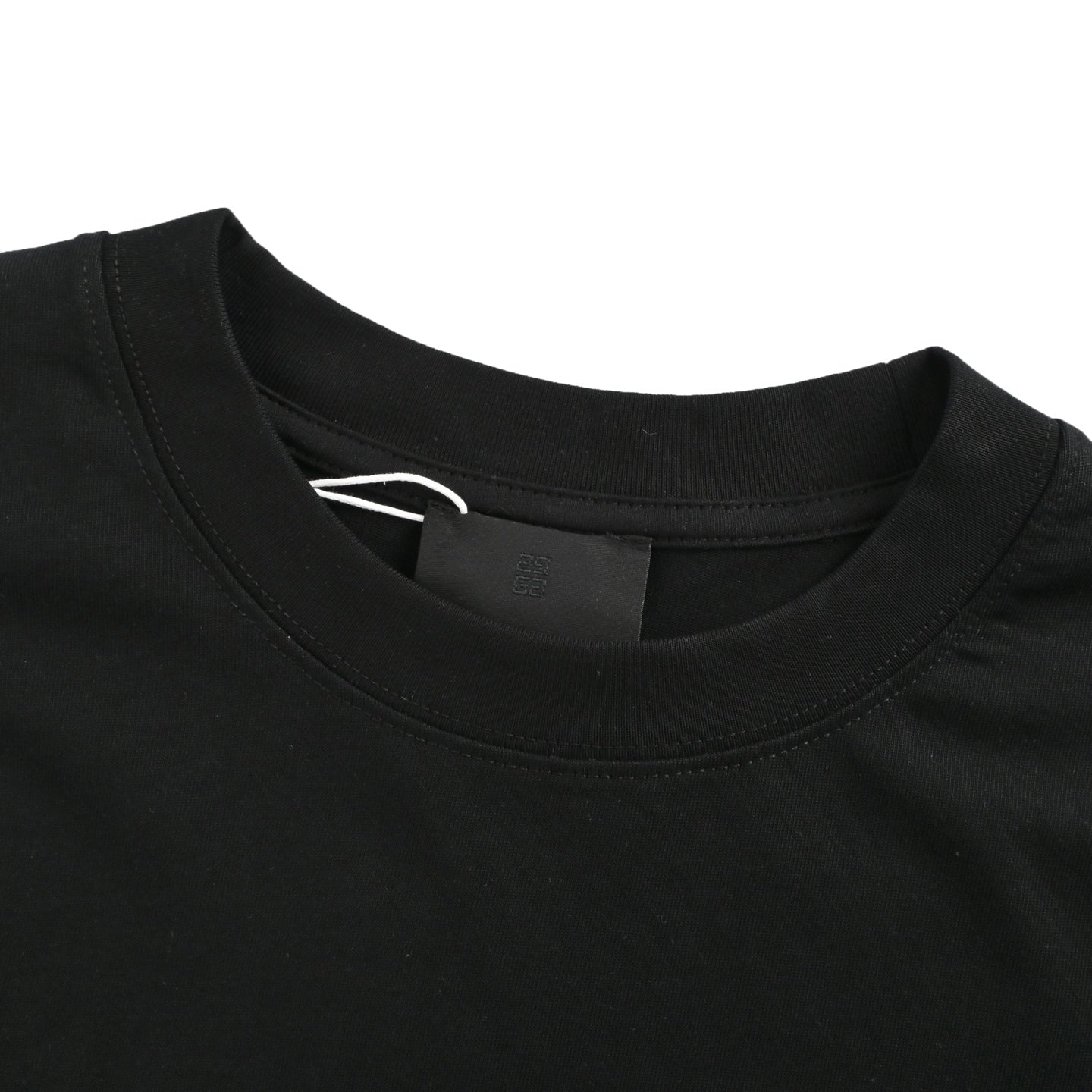 25ss front and back grid letter logo embroidered short sleeved shirt