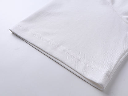25 Classic printed crew neck short sleeves