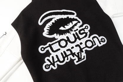 25fw Devil's Eye Embroidered Baseball Jacket