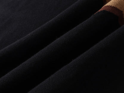 24SS early spring new jacquard knitted pullover short sleeved T-shirt.