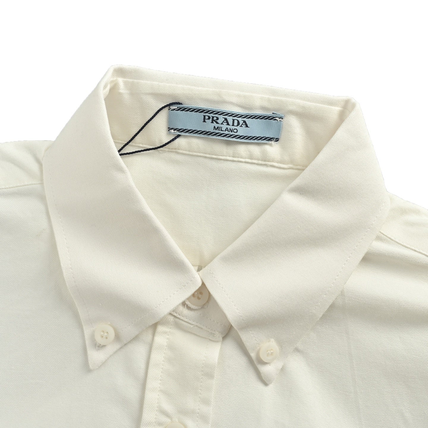 25Fw Round Label Embroidered Long-Sleeve Shirt