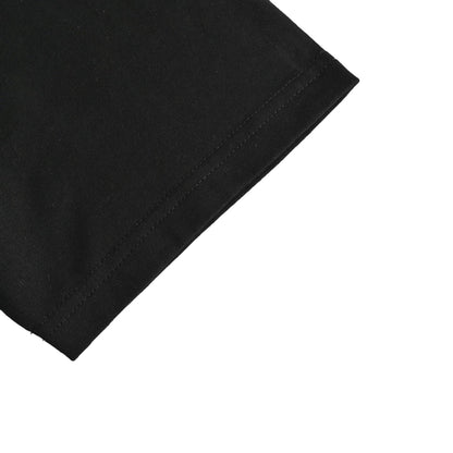 Embroidered letter logo short sleeved shirt