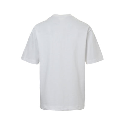 25ss Hand-painted lettering printed short sleeves on shoulders