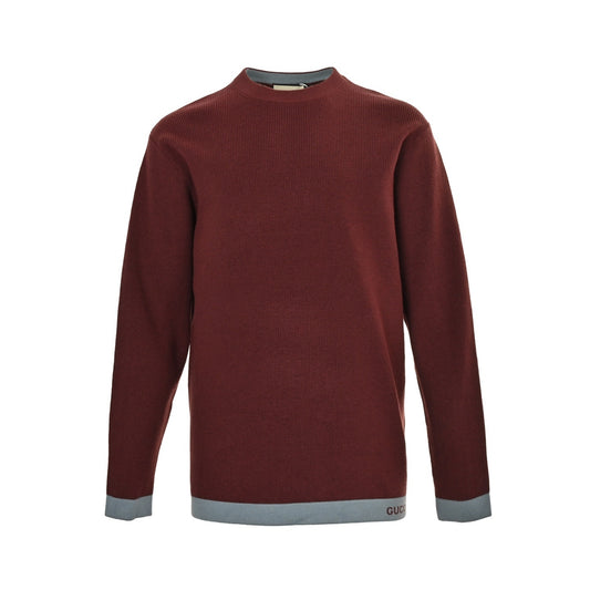 25FW Floral crew neck sweater