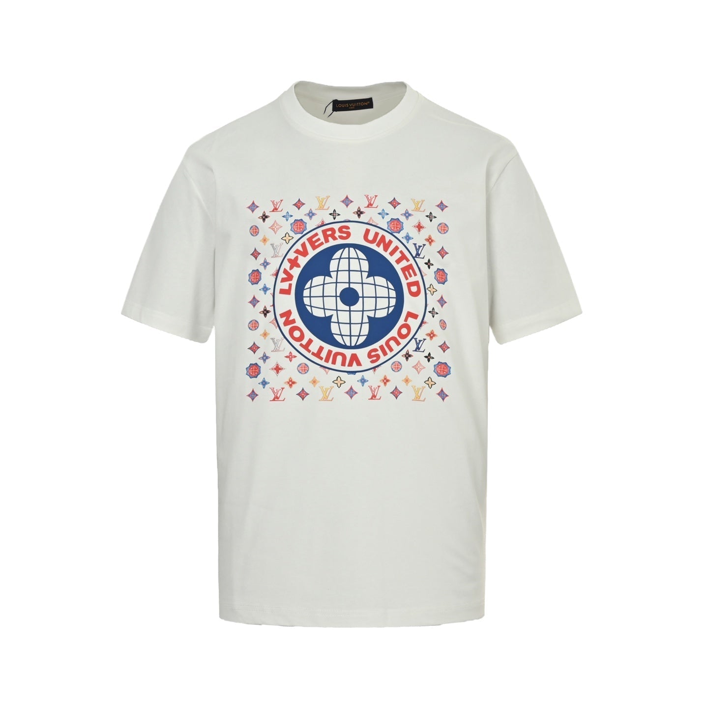 25ss printed logo with laminated letters short sleeved shirt