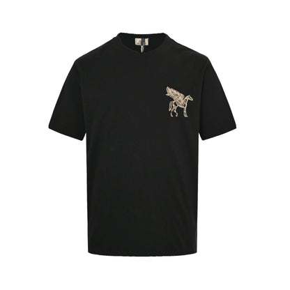 25 Pegasus Embroidered Round Neck Short Sleeve