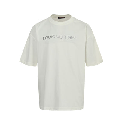 25ss hot silver letter short sleeved shirt