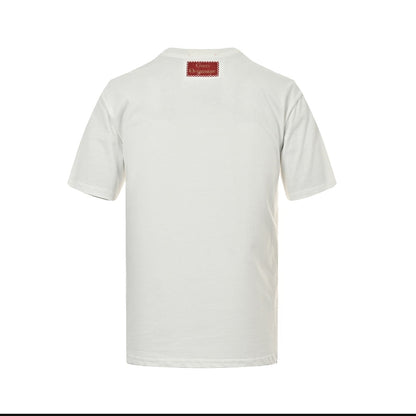 25ss Double G gold logo embroidered short sleeves