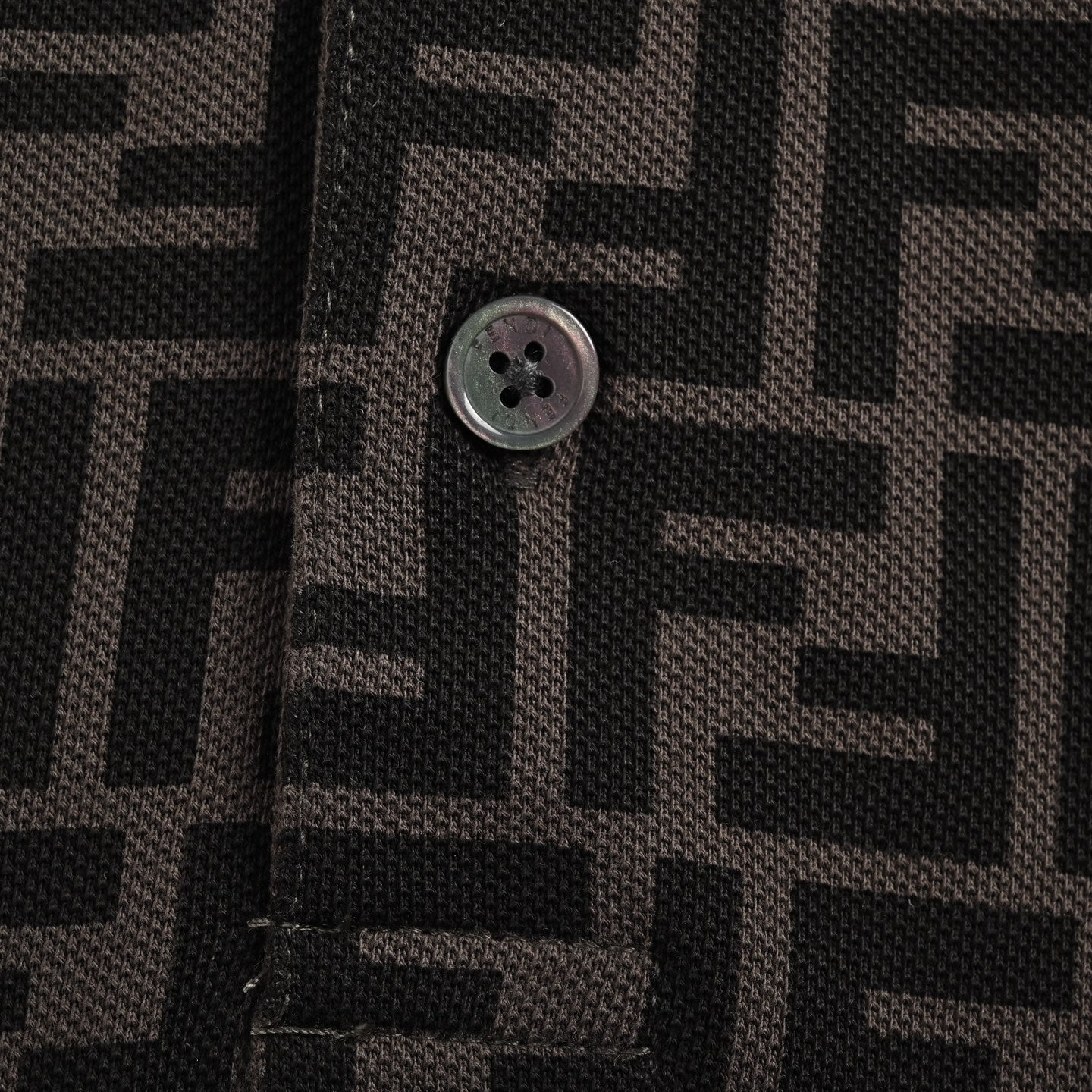 Double F full printed Polo short sleeved shirt