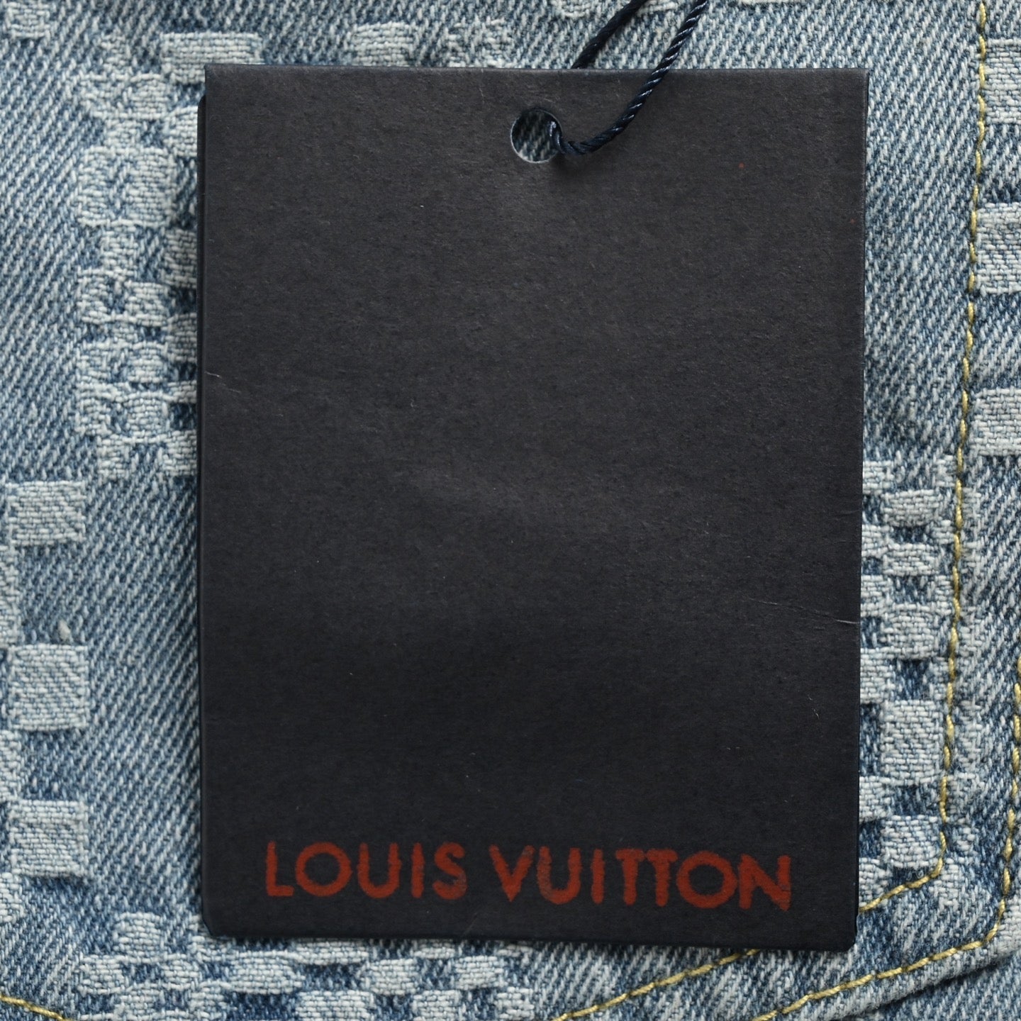 25ss checkerboard jacquard denim shorts