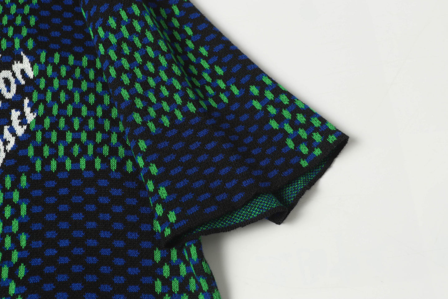 25ss New Chessboard Knitted Tee