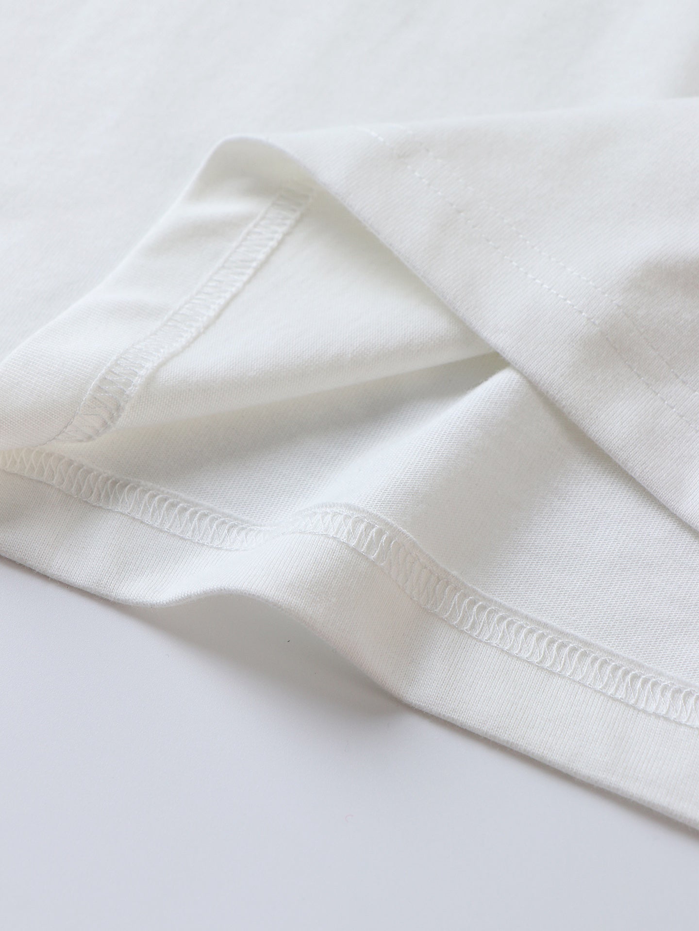 25ss Drop print round neck short sleeved T-shirt
