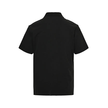 25ss silicone diamond logo Polo short sleeved shirt