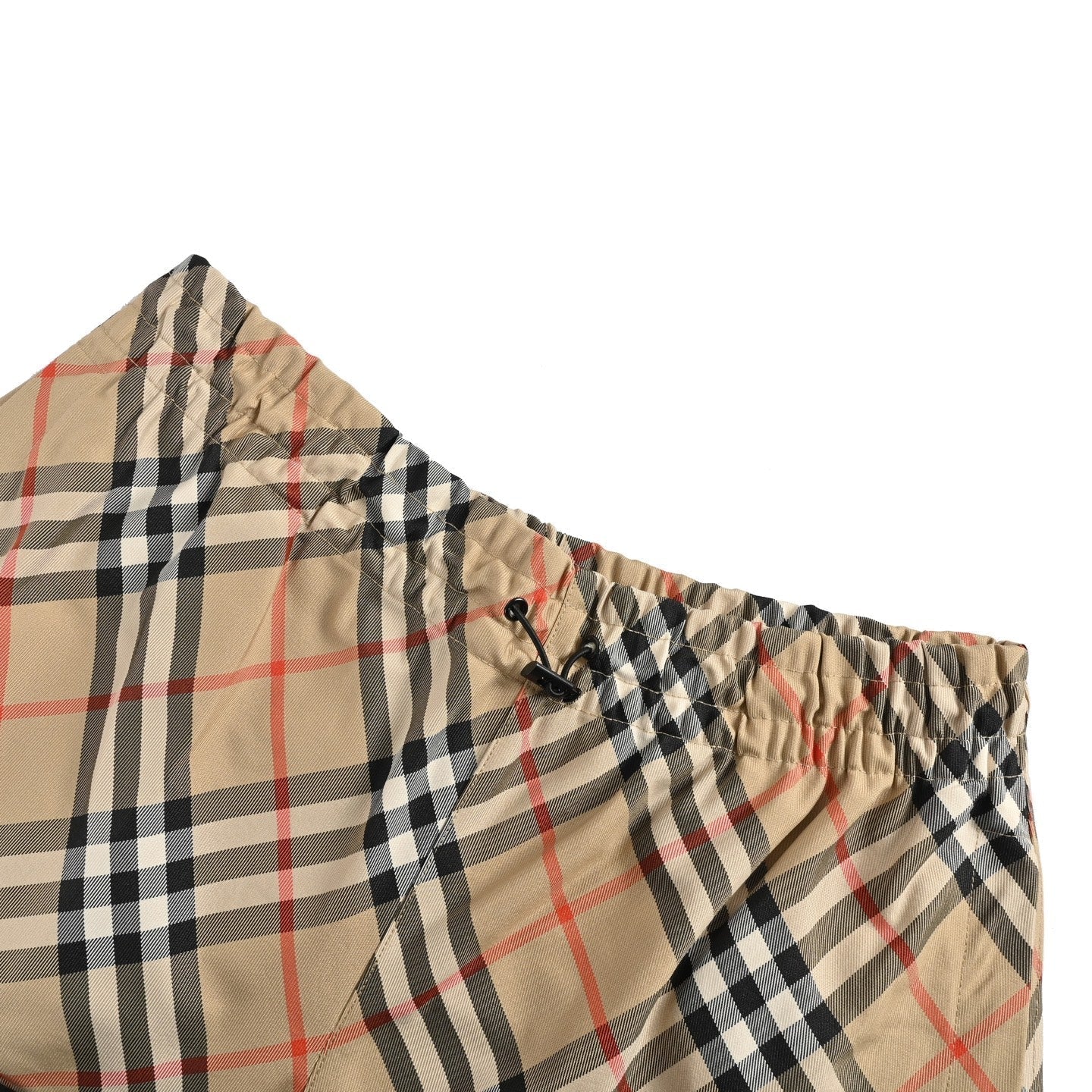 25 Diagonal plaid shorts