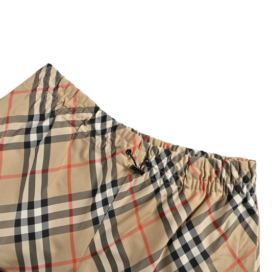 25 Diagonal plaid shorts