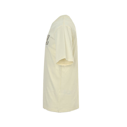 25ss woven embroidered letter logo short sleeved shirt
