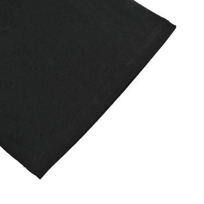 25Fw short-sleeved shirt with letter print on the hem