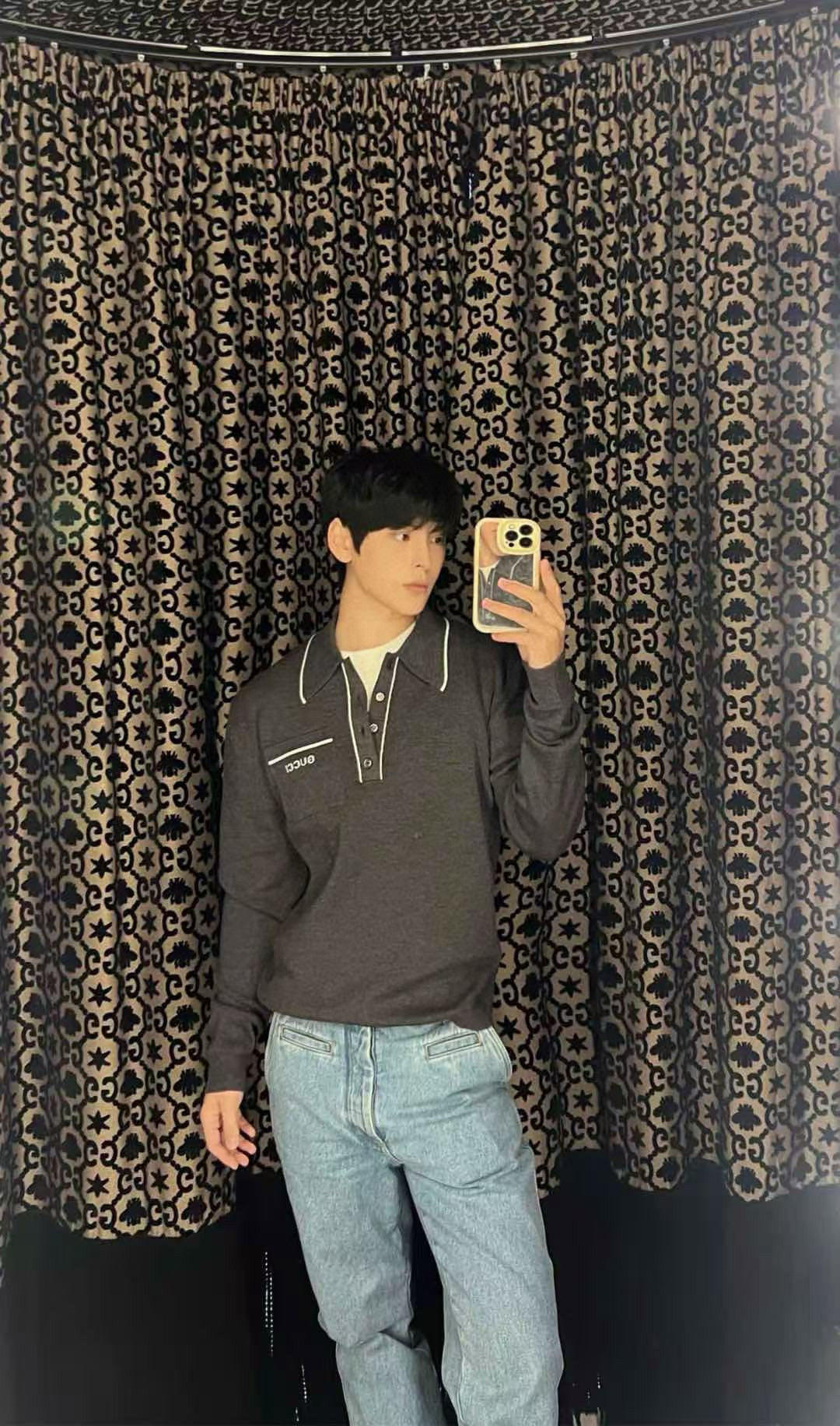 25FW Knitted Polo Sweater