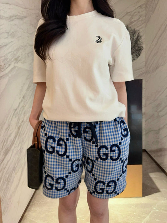 25ss printed monogram shorts